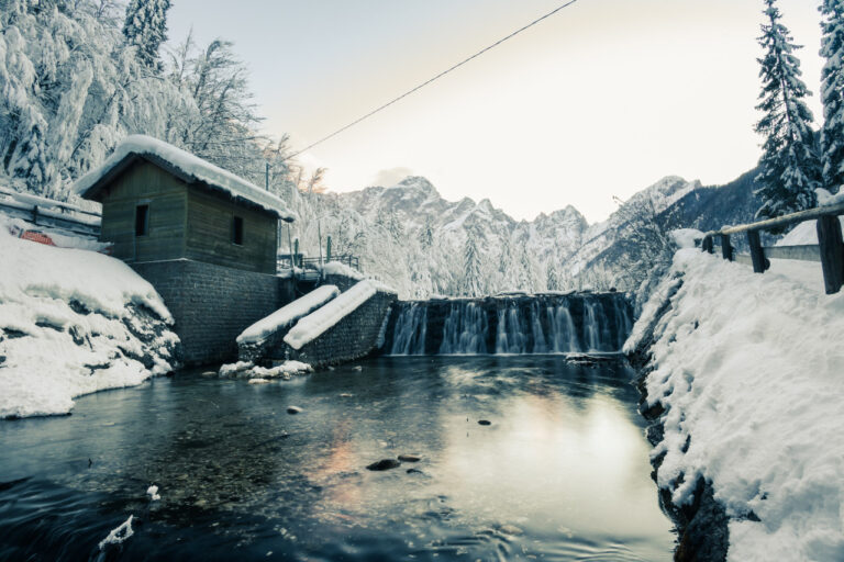 rischi per gli impianti idroelettrici in inverno