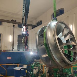 manutenzione turbina francis