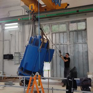 manutenzione turbina pelton